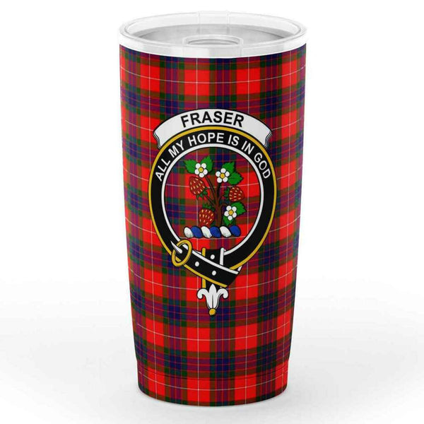 Fraser Tartan Classic Crest Tumbler