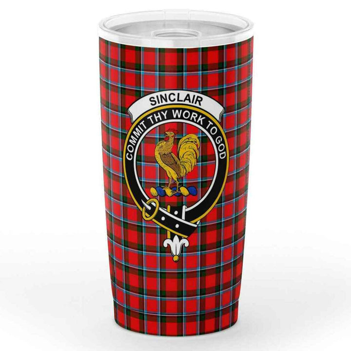 Sinclair Tartan Classic Crest Tumbler