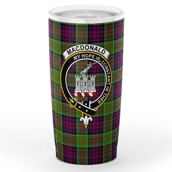 MacDonald (Clan Ranald) Tartan Classic Crest Tumbler