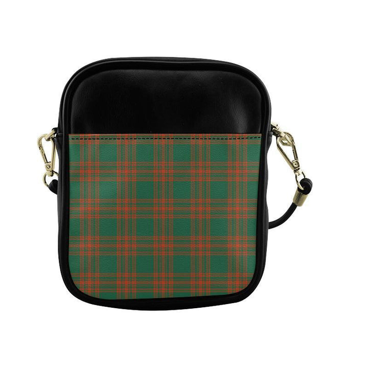 Menzies Green Ancient Tartan Classic Sling Bag