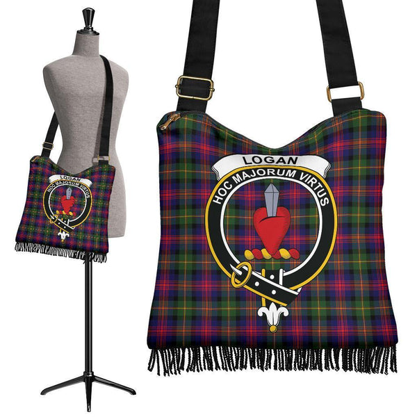 Logan Modern Tartan Classic Crest Boho Handbag