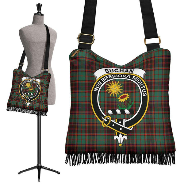 Buchan Ancient Tartan Classic Crest Boho Handbag