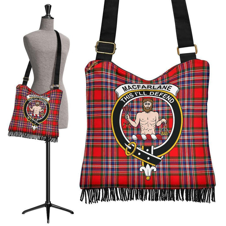 MacFarlane Modern Tartan Classic Crest Boho Handbag
