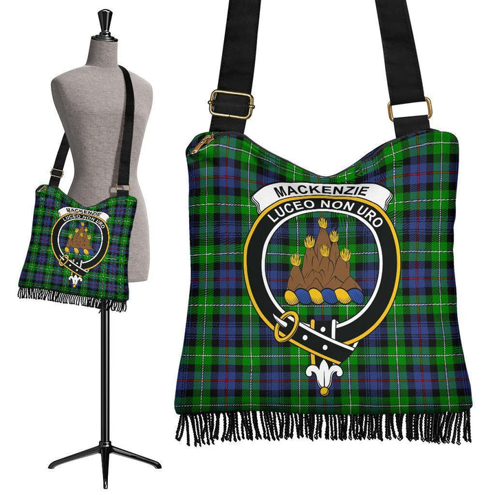 MacKenzie Tartan Classic Crest Boho Handbag