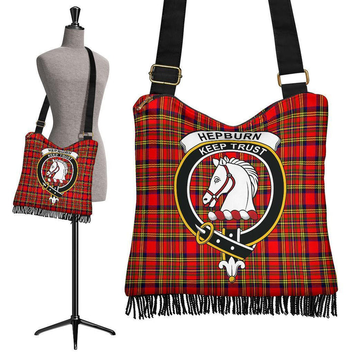 Hepburn Tartan Classic Crest Boho Handbag