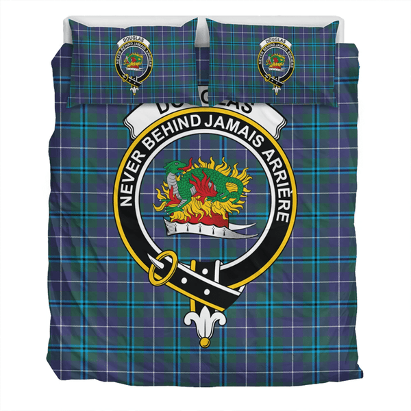 Douglas Modern Crest Tartan Bedding Set