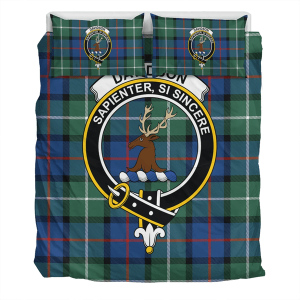 Davidson of Tulloch Crest Tartan Bedding Set