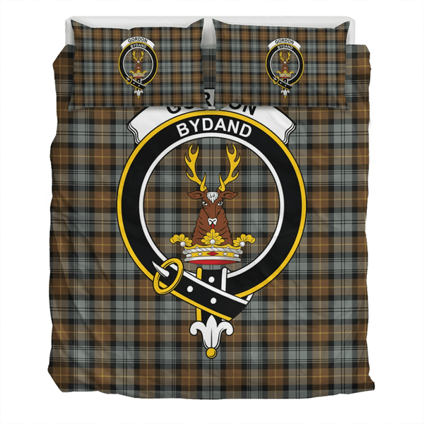 Gordon Weathered Crest Tartan Bedding Set