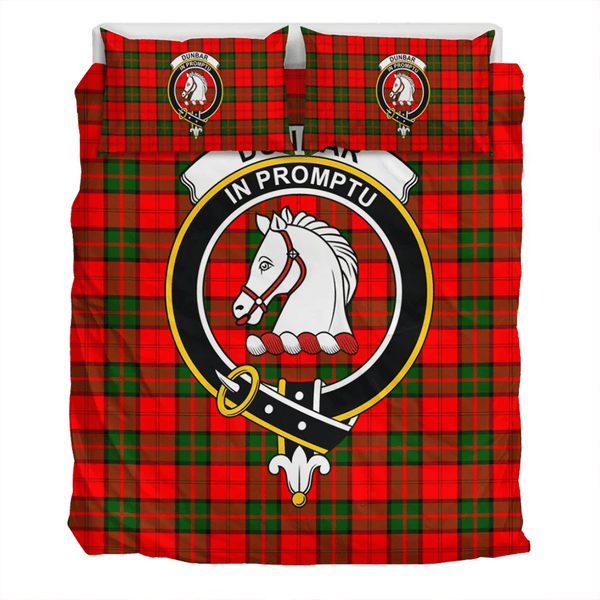 Dunbar Modern Crest Tartan Bedding Set