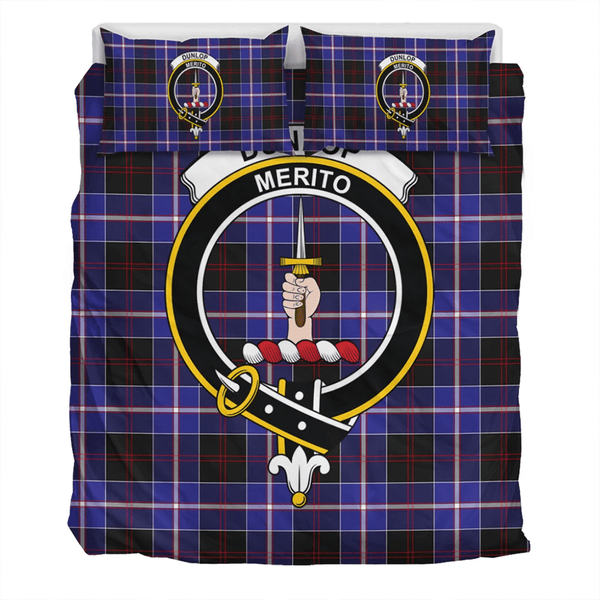 Dunlop Modern Crest Tartan Bedding Set