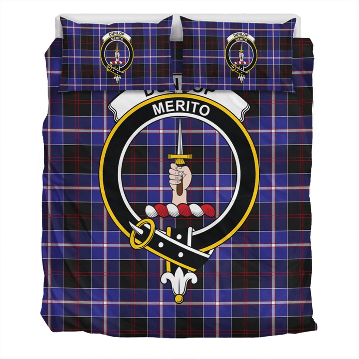 Dunlop Modern Crest Tartan Bedding Set