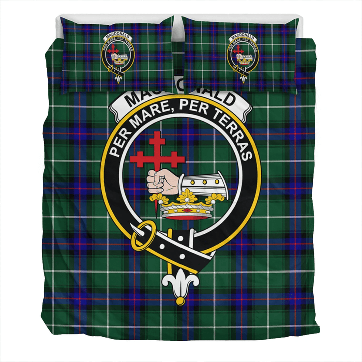 MacDonald of the Isles Hunting Modern Crest Tartan Bedding Set