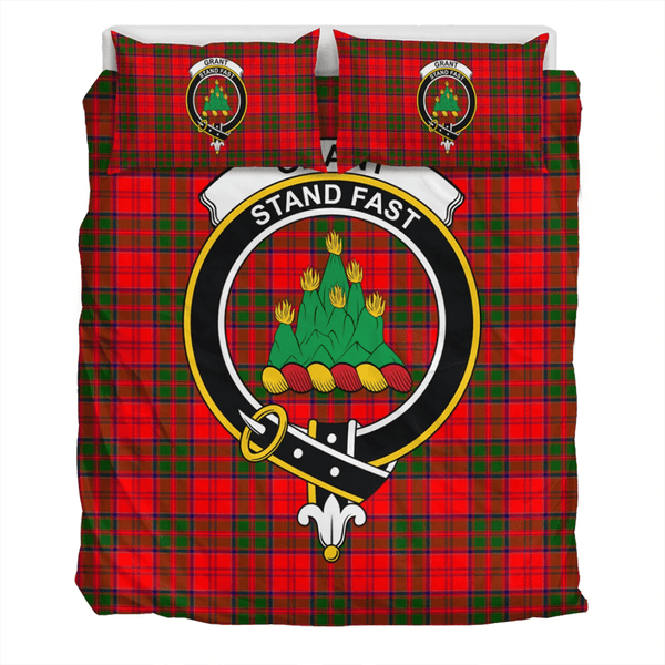 Grant Modern Crest Tartan Bedding Set