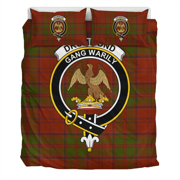 Drummond Clan Crest Tartan Bedding Set