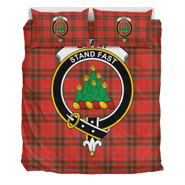 Grant Weathered Crest Tartan Bedding Set