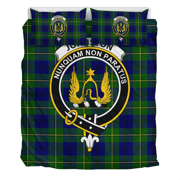 Johnston Modern Crest Tartan Bedding Set