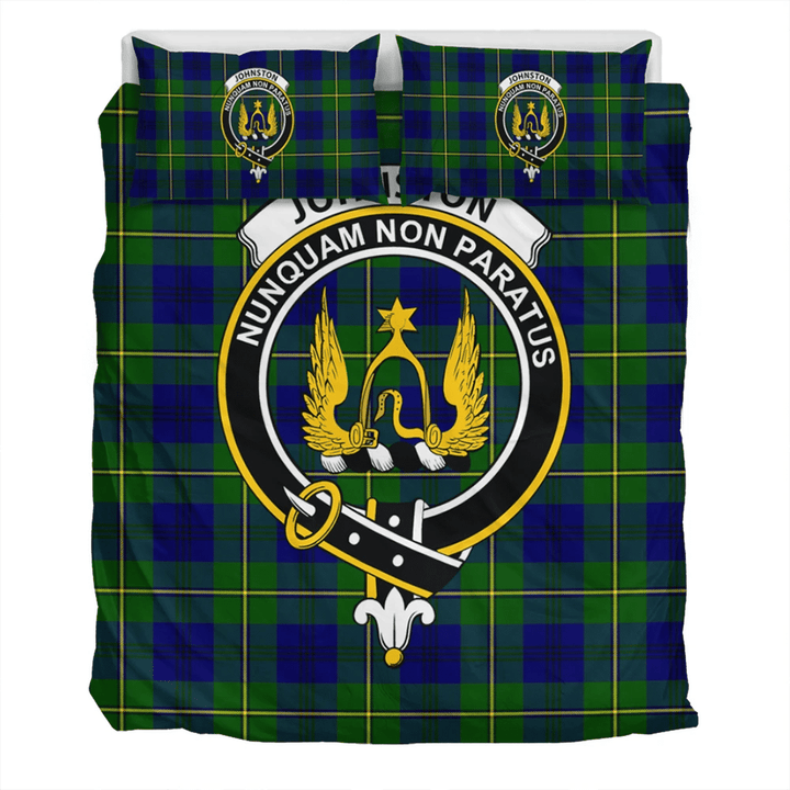 Johnston Modern Crest Tartan Bedding Set