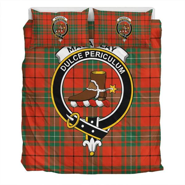 MacAulay Ancient Crest Tartan Bedding Set