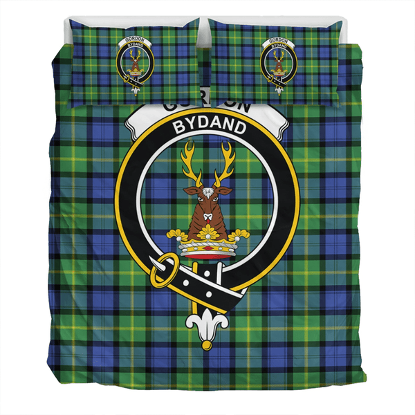 Gordon Old Ancient Crest Tartan Bedding Set