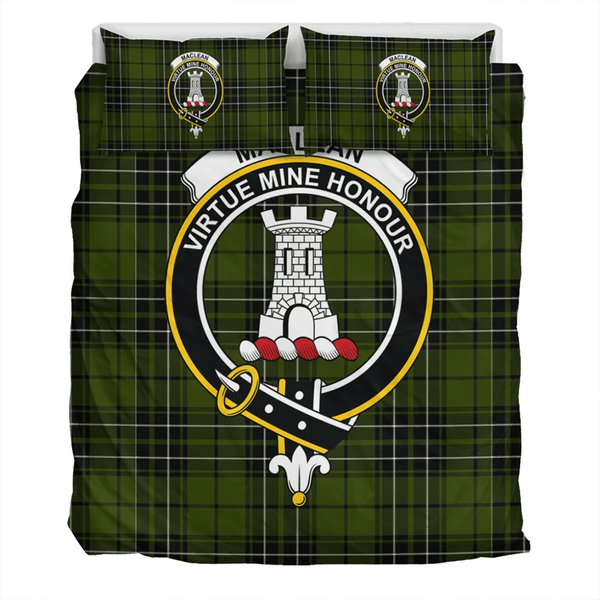 MacLean Hunting Ancient Crest Tartan Bedding Set