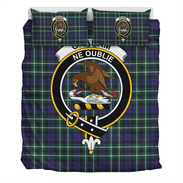 Graham of Montrose Modern Crest Tartan Bedding Set