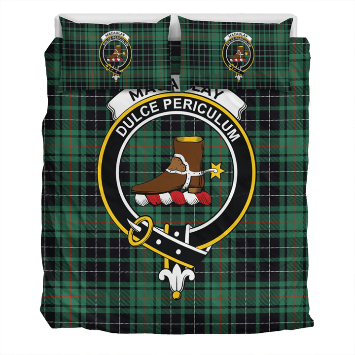 MacAulay Hunting Ancient Crest Tartan Bedding Set
