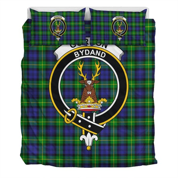 Gordon Modern Crest Tartan Bedding Set