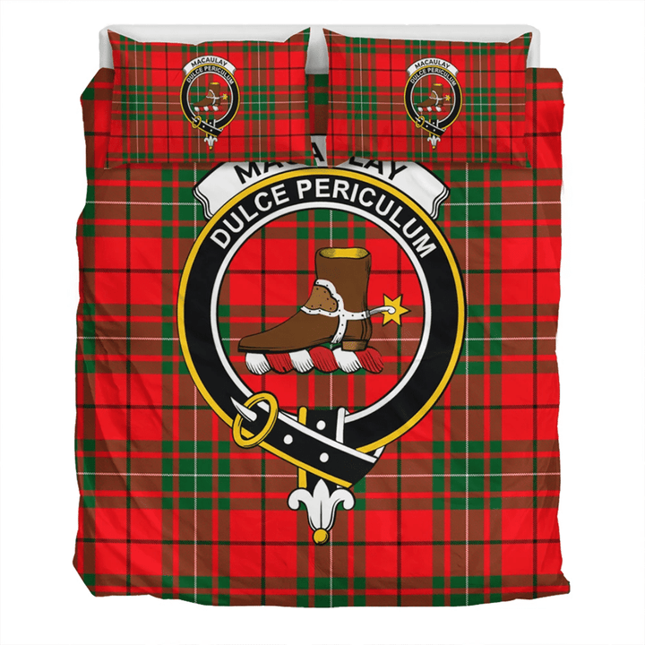 MacAulay Modern Crest Tartan Bedding Set
