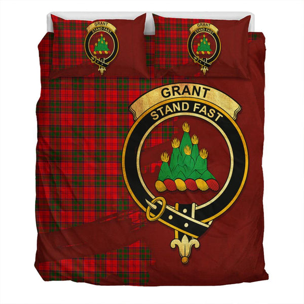 Grant Modern Tartan Classic Crest Bedding Set