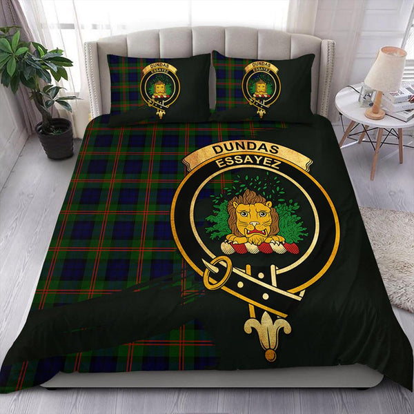 Dundas Modern Tartan Classic Crest Bedding Set