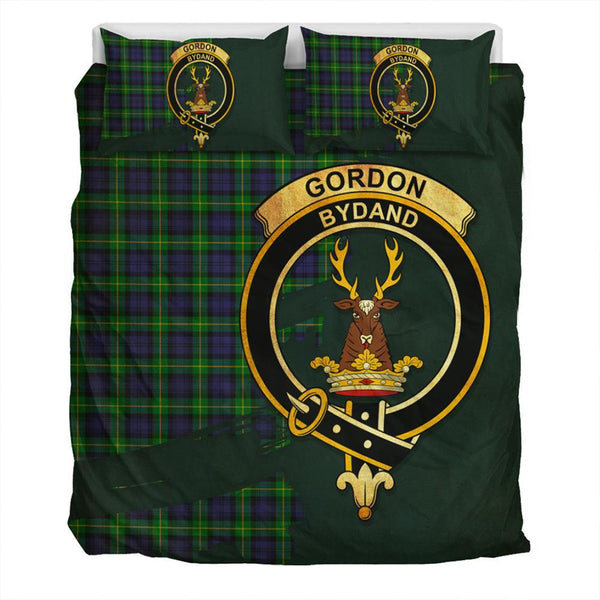Gordon Modern Tartan Classic Crest Bedding Set