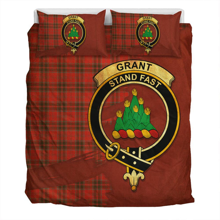 Grant Weathered Tartan Classic Crest Bedding Set