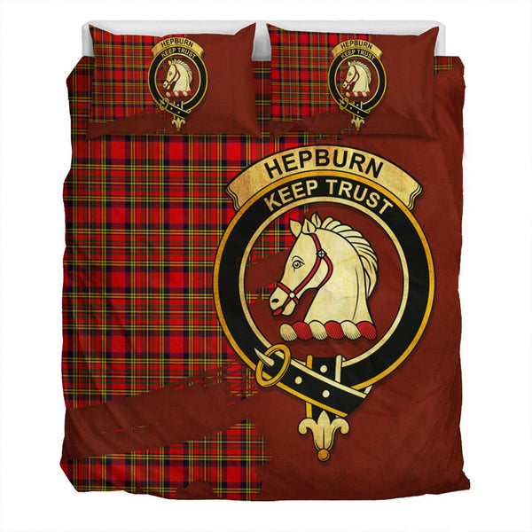 Hepburn Tartan Classic Crest Bedding Set