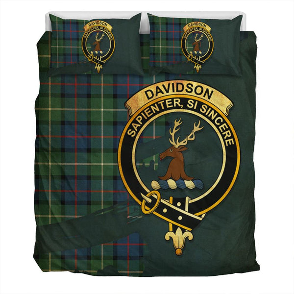 Davidson of Tulloch Tartan Classic Crest Bedding Set