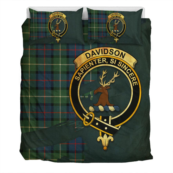 Davidson of Tulloch Tartan Classic Crest Bedding Set