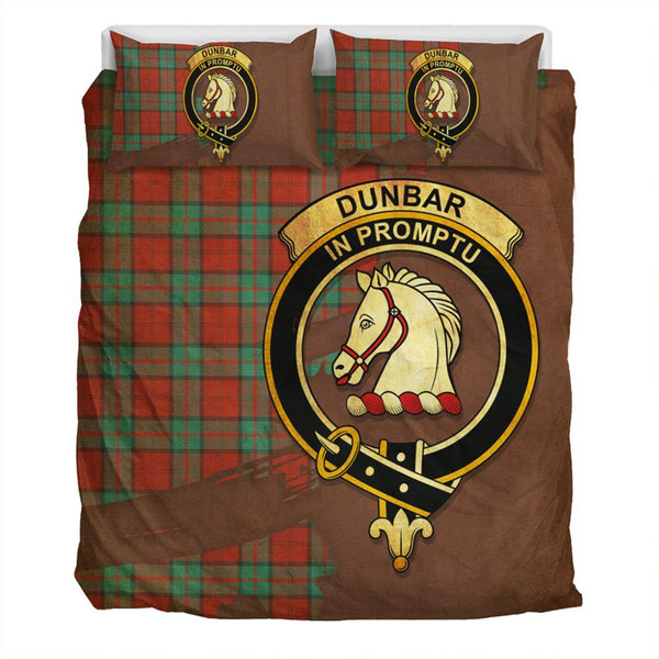 Dunbar Ancient Tartan Classic Crest Bedding Set