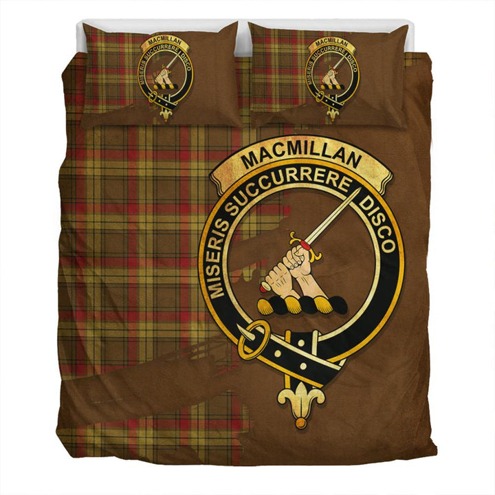 MacMillan Old Weathered Tartan Classic Crest Bedding Set