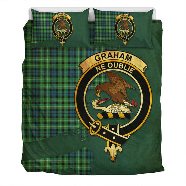 Graham of Montrose Ancient Tartan Classic Crest Bedding Set