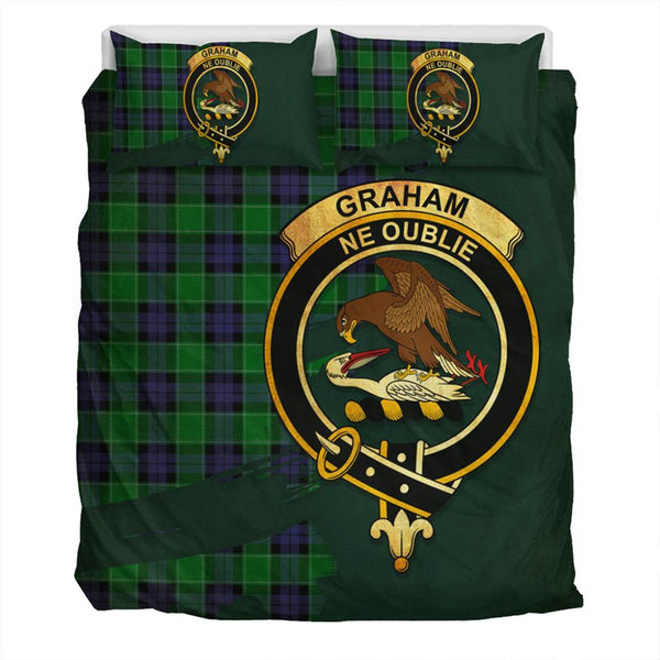 Graham of Menteith Modern Tartan Classic Crest Bedding Set