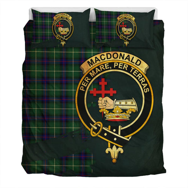 MacDonald of the Isles Hunting Modern Tartan Classic Crest Bedding Set