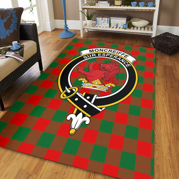 Moncrieffe Tartan Crest Area Rug