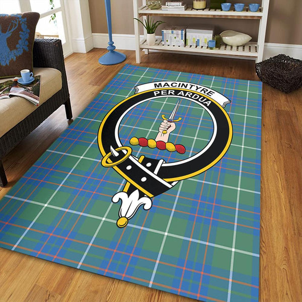 MacIntyre Hunting Ancient Tartan Crest Area Rug