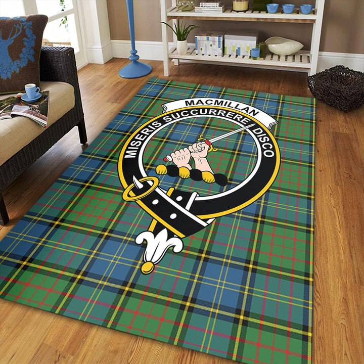 MacMillan Hunting Ancient Tartan Crest Area Rug