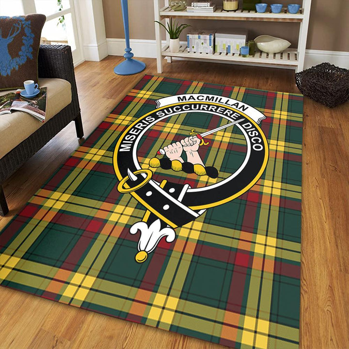 MacMillan Old Modern Tartan Crest Area Rug