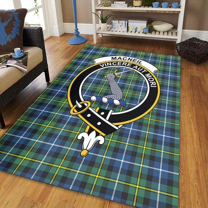 MacNeill of Barra Ancient Tartan Crest Area Rug