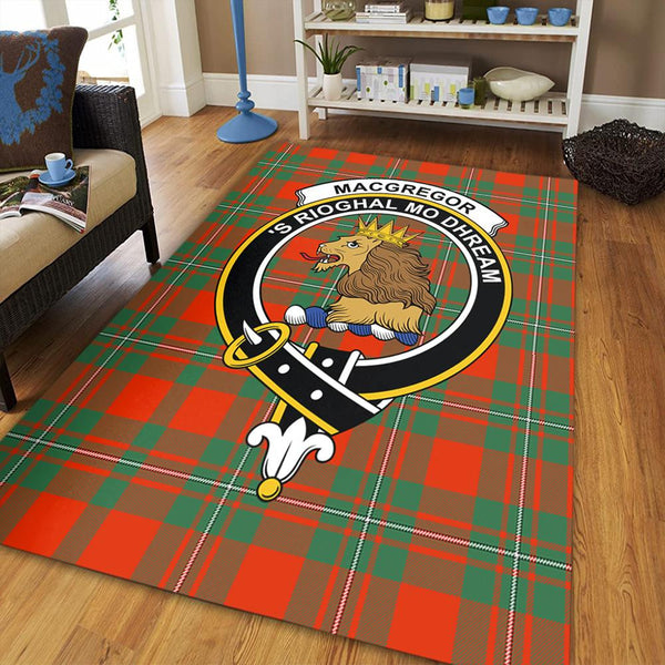 MacGregor Ancient Tartan Crest Area Rug