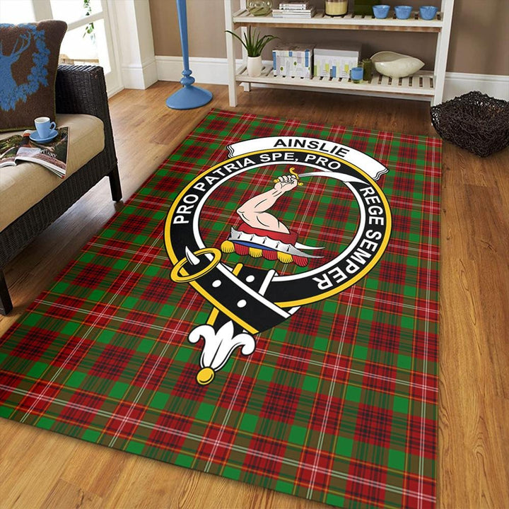 Ainslie Tartan Crest Area Rug