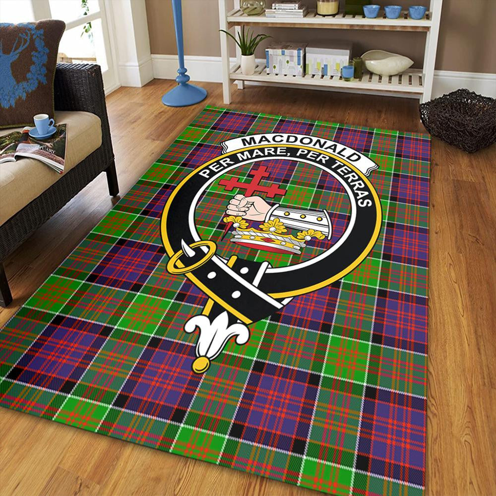 Byres Tartan Crest Area Rug
