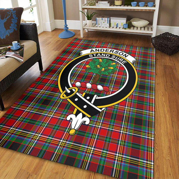 Anderson of Arbrake Tartan Crest Area Rug
