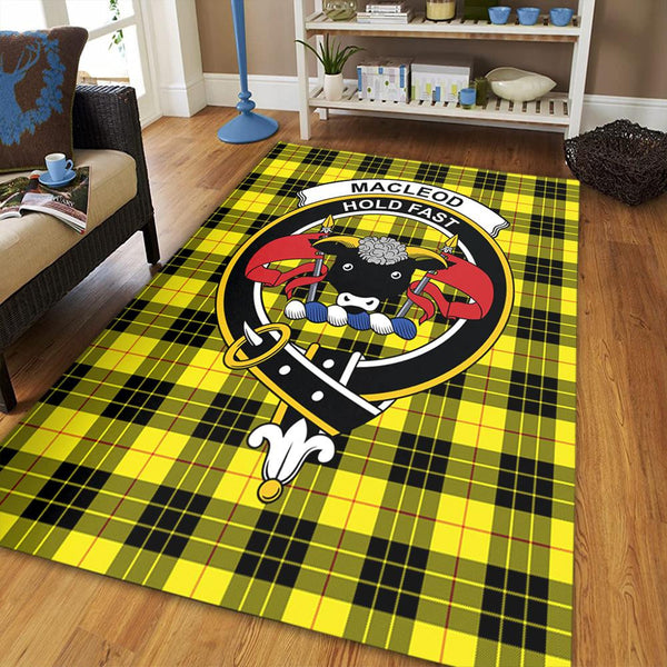 MacLeod of Lewis Modern Tartan Crest Area Rug